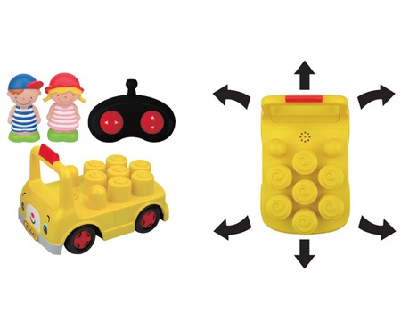 Training2s Zdalnie Sterowany Autobus Szkolny - Zestaw Klocków