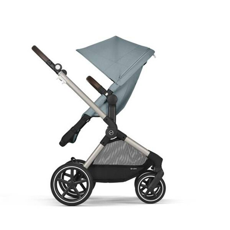 Cybex Eos Lux Wózek Głęboko-Spacerowy Rama Taupe Sky Blue 