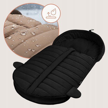 Lionelo Oli Śpiworek do Wózka Black 