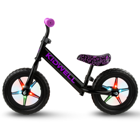 Kidwell Rebel Led Rowerek Biegowy Neon Pink