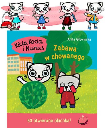 Media Rodzina Książeczka Kicia Kocia i Nunuś Zabawa w Chowanego