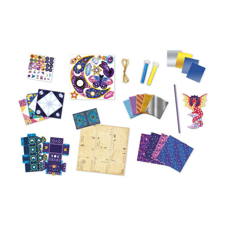 Janod Multizestaw kreatywny 9 dekoracji Szkoła magii 7+