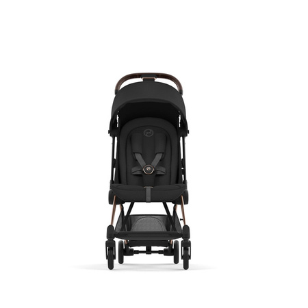 Cybex Coya Wózek Spacerowy Rama Rosegold Sepia Black + Cybex Coya Moskitiera Black