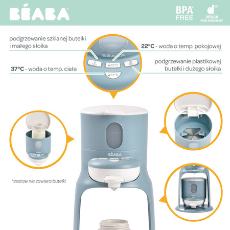 Beaba Bib'expresso® Ekspres do mleka 2w1 Baltic Blue Edycja limitowana