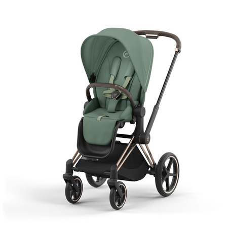 [OUTLET] Cybex Priam 4.0 Wózek Głęboko-Spacerowy Rama Rose Gold Leaf Green 