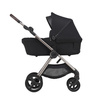 Anex IQ Premium New Transfarmation Wózek Głęboko-Spacerowy Smoky + 	Cybex Aton B2 i-Size Fotelik Samochodowy 0-13kg + Baza One Volcano Black