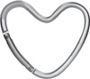 Dooky Hak/zaczep do wózka serce Matt Silver