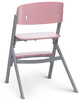 Kinderkraft Livy Krzesełko do Karmienia Różowy Aster Pink