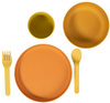 Bo Jungle Zestaw Naczyń BioPlastik CPLA Ochre