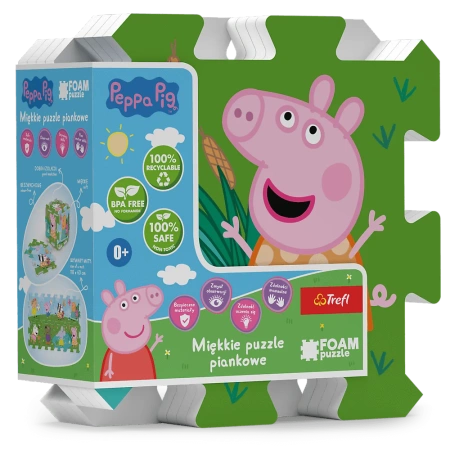 Trefl Układanka Puzzlopianka Świnka Peppa