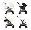 Cybex Melio New Wózek Spacerowy Rama Taupe Cotton White