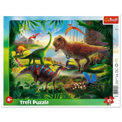 Puzzle - _25 Ramkowe_ - Dinozaury