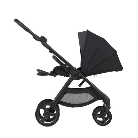 Anex IQ Basic New Transfarmation Wózek Głęboko-Spacerowy Nyx + Cybex Aton B2 i-Size Fotelik Samochodowy 0-13kg + Baza One Volcano Black	