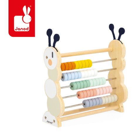 Janod Drewniane liczydlo Gąsienica Sweet Cocoon 18m+