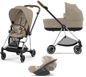 Cybex Mios 3.0 Wózek Głęboko-Spacerowy + Cybex Cloud T i-Size Fotelik Samochodowy