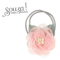 Souza! Gumka do włosów kwiat różowy Paris 1 szt.