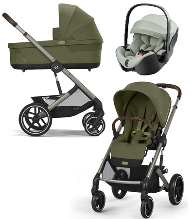 Cybex Balios S Lux 2.0 Wózek Spacerowy + Britax Romer Baby-Safe Pro Fotelik Samochodowy 0-13kg