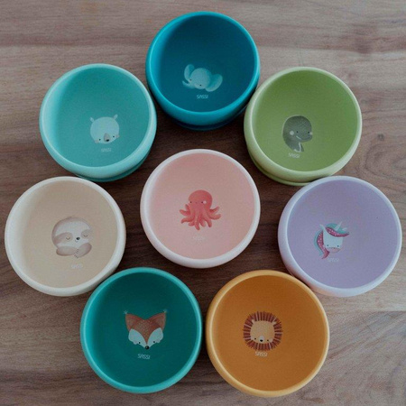 Sassi Miska silikonowa z przyssawką Leniwiec