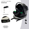 Kinderkraft I-Care I-Size RWF Fotelik Samochodowy 0-13kg Graphite Black