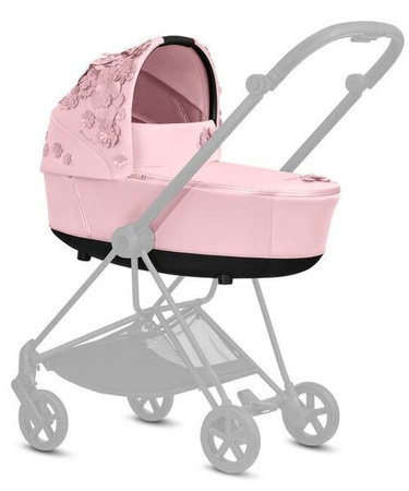 Cybex Mios Wózek Głęboko-Spacerowy Rama 3.0 + Gondola 2.0 Lux Simply Flowers Pale Blush + Tapicerka 3.0 Siedziska Pale Blush Simply Flowers