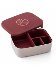 Ecorascals BENTO Lunch Box Bordowy