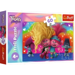 Trefl Puzzle 60 el. Przyjacielskie Trolle