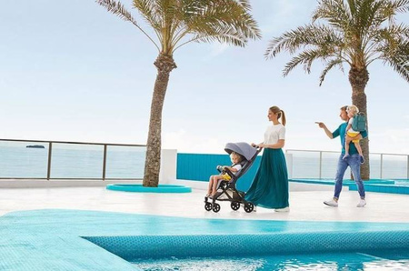 [OUTLET] Easywalker Jackey Kompaktowy Wózek Spacerowy z Torbą Transportową Emerald Editon