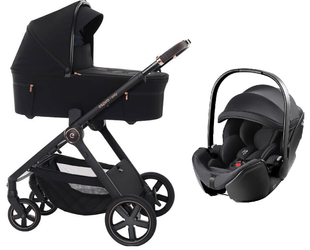 Espiro Only 2025 Wózek Głęboko-Spacerowy + Britax Romer Baby-Safe Pro Fotelik Samochodowy 0-13kg