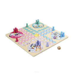 Micki Bluey Drewniana Gra Strategiczna Chińczyk