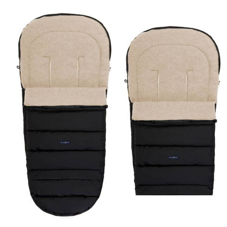 Zaffiro iGrow 4.0 Śpiwórek Do Wózka Wełna Premium Czarny / Beżowy