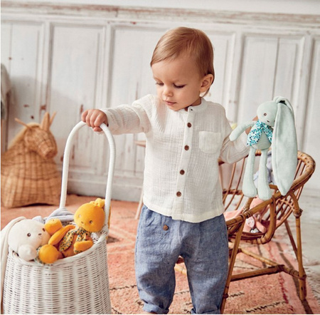 Kaloo Przytulanka Królik Niebieski Duży 35 cm Lapinoo