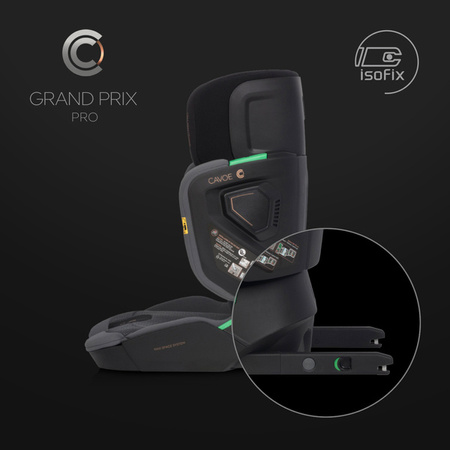 Cavoe Grand Prix Pro Fotelik Samochodowy 15-36kg Iron