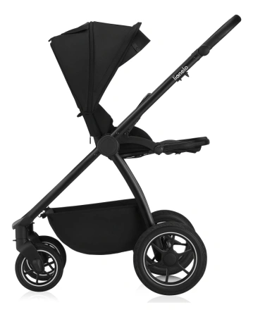 Lionelo Meril Wózek Głęboko-Spacerowy Black Onyx