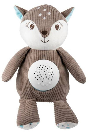 Canpol Babies Pluszowy Jelonek z Pozytywką i Projektorem 3w1 77/206 Brown