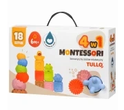 Tullo Klocki Sensoryczne - Zestaw Montessori 18szt.