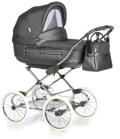 Roan Wózek Marita Prestige Głęboko-Spacerowy 2w1 P231 \ Pompowane 12"