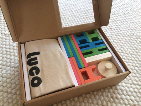 Luco Toys Klocki konstrukcyjne z kółkami 36 szt