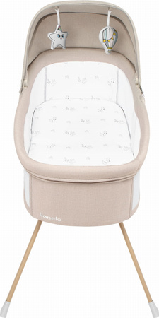 Lionelo Malin Evo - łóżeczko niemowlęce 3w1 | Beige Natural