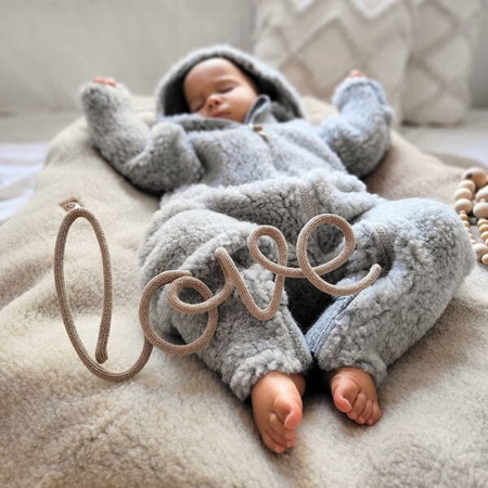 Zaffiro Nevada Kombinezon Wełniany Dla Dzieci 62/68 Grey