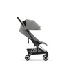 Cybex Coya Wózek Spacerowy Rama Chrome Mirage Grey + Cybex Coya Moskitiera Black