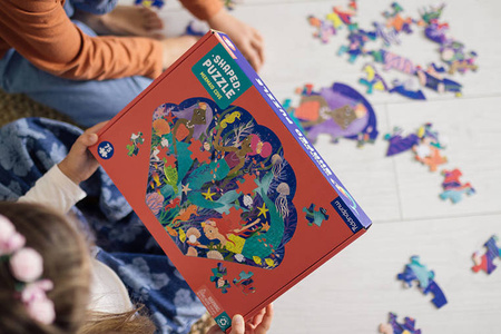 Mudpuppy Puzzle konturowe Zatoczka syren 75 elementów 5+