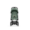 Cybex Coya Wózek Spacerowy Rama Matt Black Leaf Green + Pałąk do Wózka