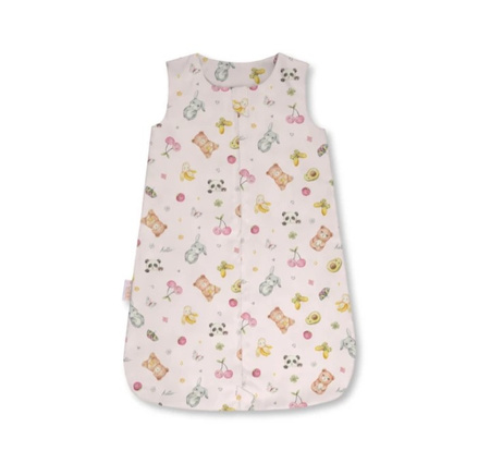 Waldin Śpiworek 1.5 TOG CandyCute Róż Rozmiar S