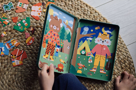 Mudpuppy Magnetyczne postacie Wesoły biwak 4+