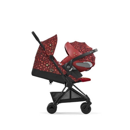 Cybex Coya Wózek Spacerowy Rosenrot Red by Alec Voelkel + Cybex Coya Moskitiera Black	