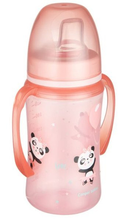 Canpol Babies EasyStart Exotic Animals Kubek Treningowy 240 ml -  35/208_pin Różowy