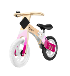 Lionelo Rowerek Biegowy Drewniany Willy Bubblegum
