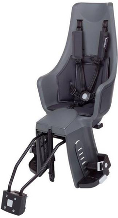 Bobike Fotelik Rowerowy Exclusive Maxi Plus Led 1p Rama Urban Grey