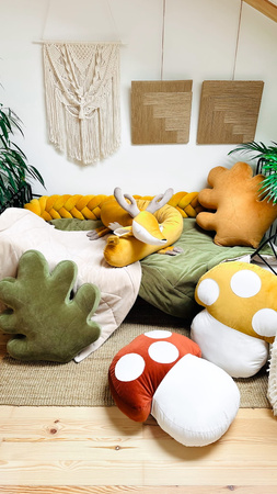 SenLove Poduszka Grzybek Czerwony Muchomorek