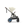 Cybex E-Gazelle S Wspomagany Wózek Spacerowy Bliźniaczy Seashell Beige